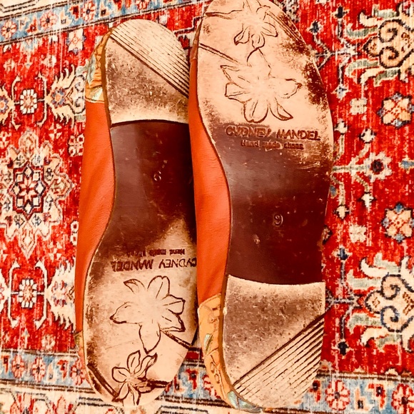 Cydney Mandel L’Opera Persimmon Ballerina Flats 9 - Picture 6 of 11